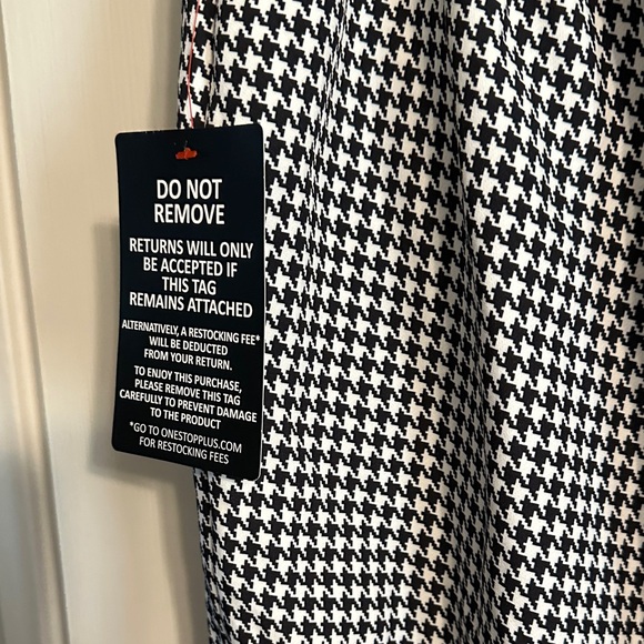 Jessica London Monochrome Checkered Women's Trousers - Picture 6 of 8